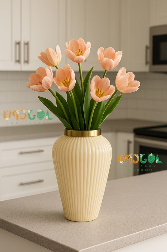 گلدان شیه ای رومیزی کد 2 کوچک خطی