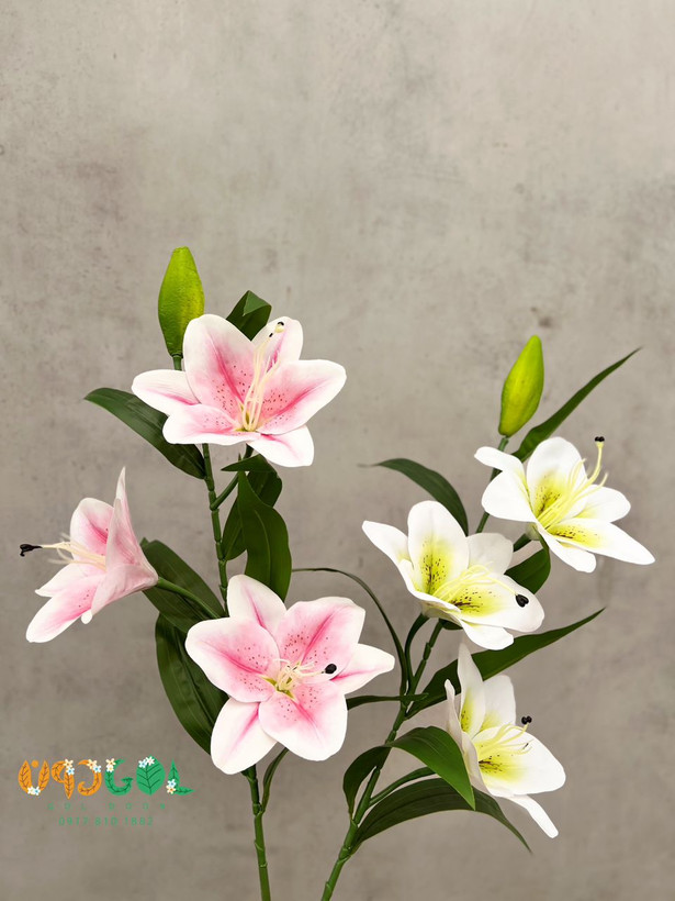 شاخه لیلیوم مصنوعی 3 گل