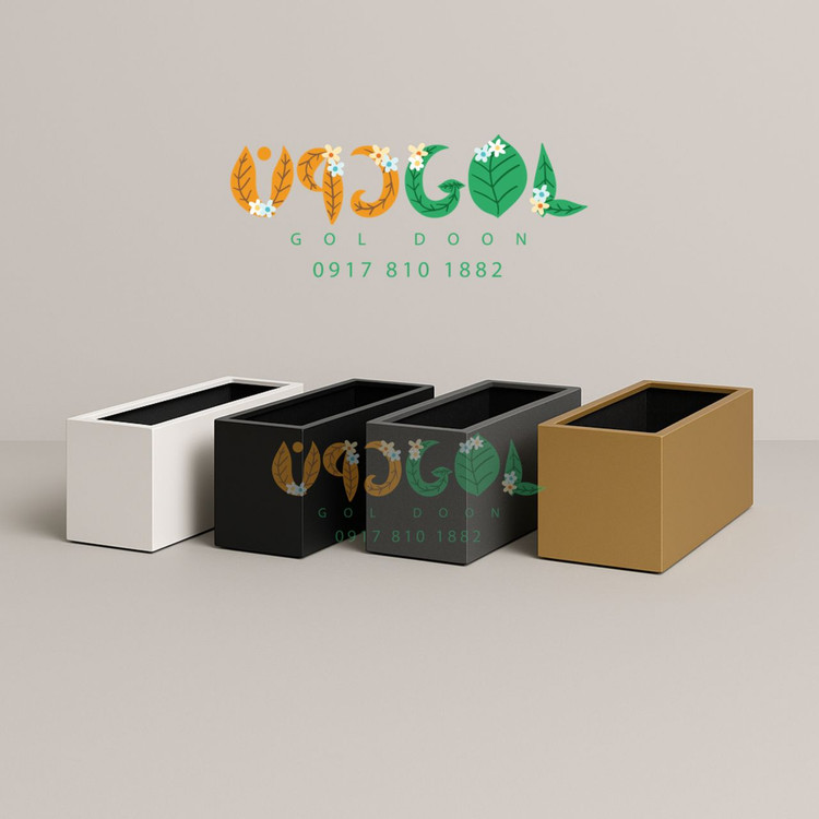 فلاورباکس فایبرگلاس مستطیلی ابعاد90*30*50
