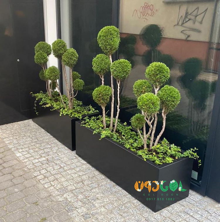 فلاورباکس فایبرگلاس مستطیلی ابعاد 100*40*40